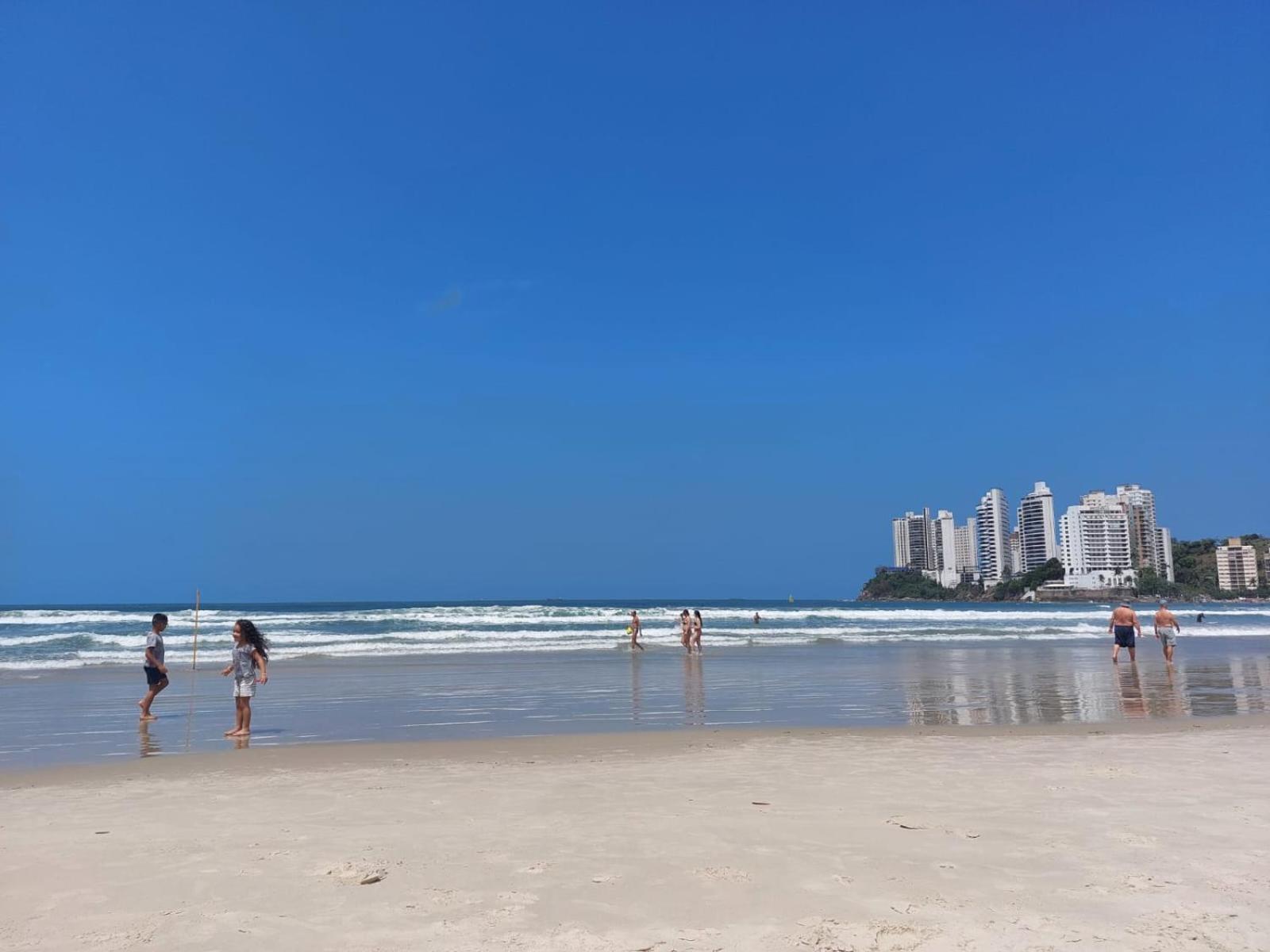 Apartamento Com Vista Mar Guarujá Exterior foto