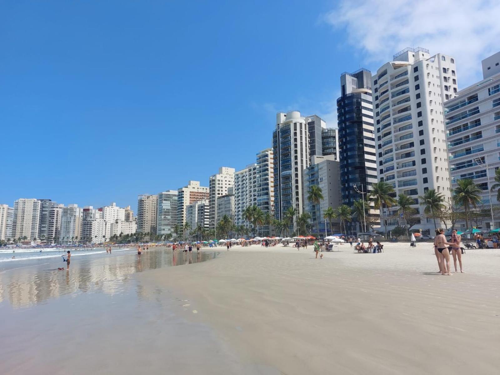 Apartamento Com Vista Mar Guarujá Exterior foto